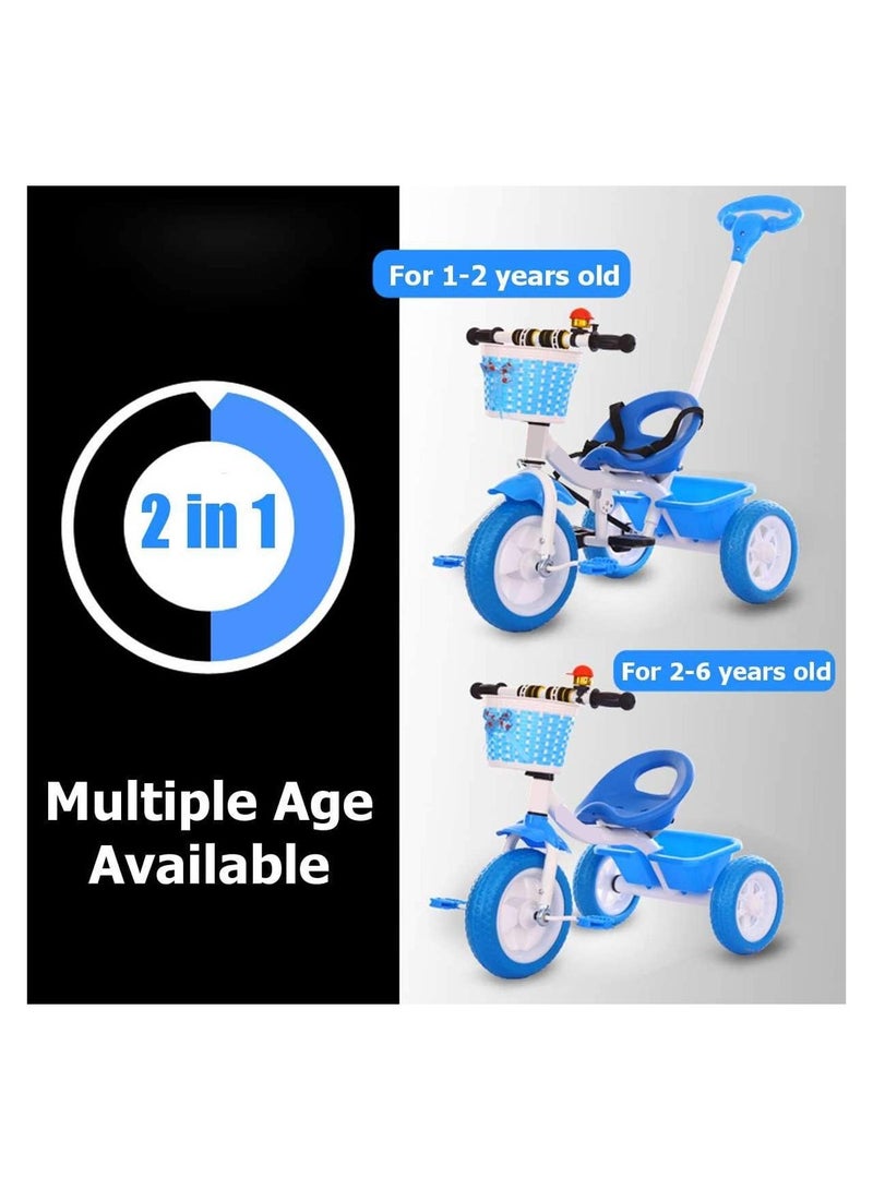 3-Wheels Tricycle Bicycle With Handle