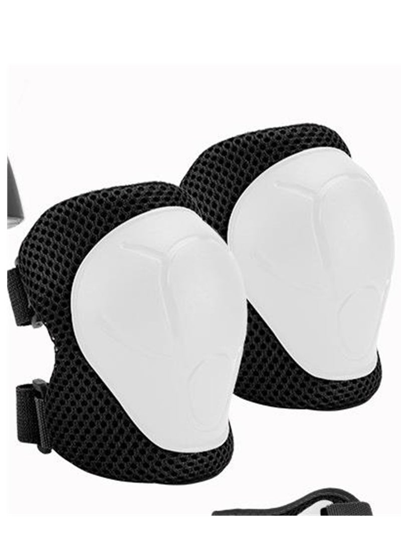 Seven-piece set of children's protective gear sports protective gear knee pads elbow pads helmet protective gear