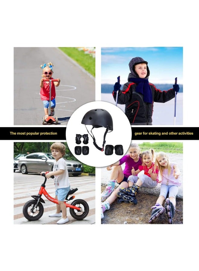 Top-rated 7-in-1 Kids Bike Helmet Set | Adjustable Safety Gear for Cycling, Skating, Skateboarding | Premium Protection for Boys and Girls (Ages 3-10) | Breathable, Easy-Clean, Strong Impact.