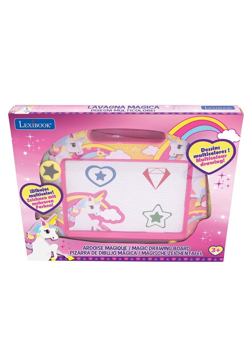 Lexibook Unicorn Magnetic Multicolor Drawing Board