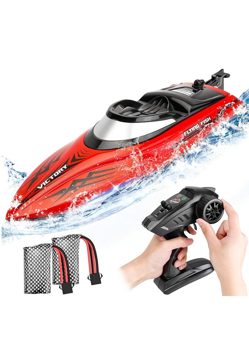 Hj811 Fast Speed RC Boat 20+MPH Electric Racing Boat Hobby RTR Adults Kids Outdoor Toy