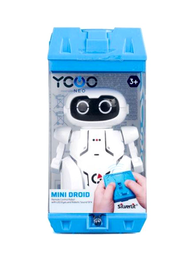 Mini Droid Remote Control Robot Assorted 6.5x6.5x13.5cm