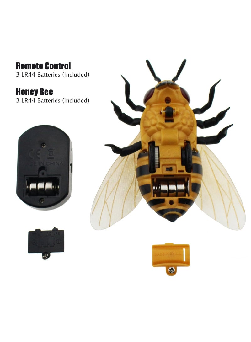 Honey Bee Infrared Remote Control Car Vehicle Electric Animal Realistic Insect Gift