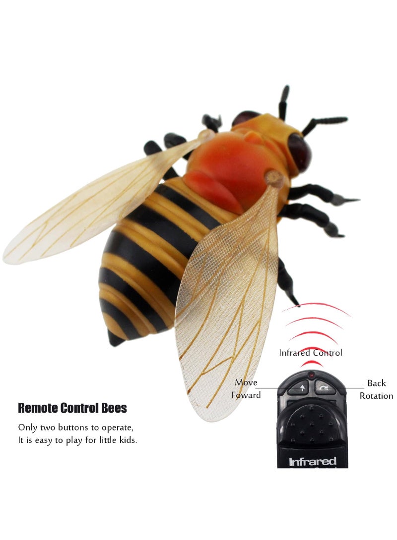 Honey Bee Infrared Remote Control Car Vehicle Electric Animal Realistic Insect Gift