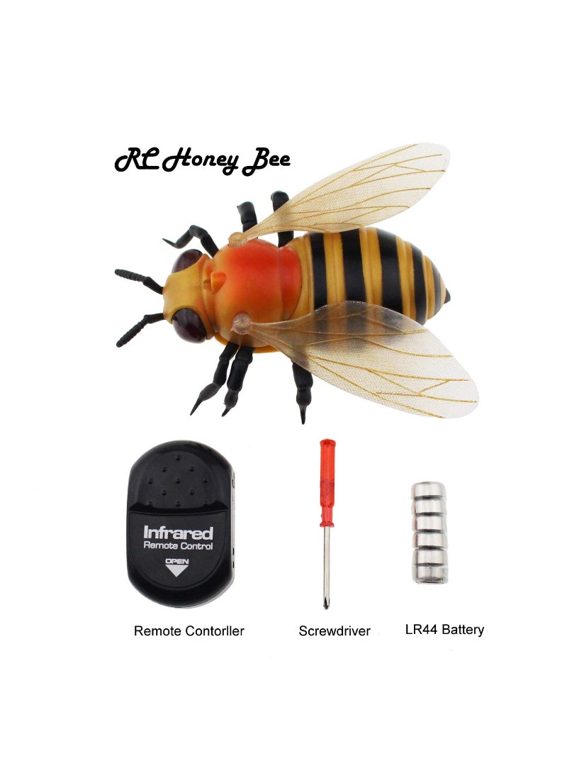 Honey Bee Infrared Remote Control Car Vehicle Electric Animal Realistic Insect Gift