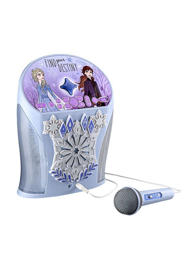 KIDdesigns Disney Frozen Bluetooth Karaoke Machine with Microphone