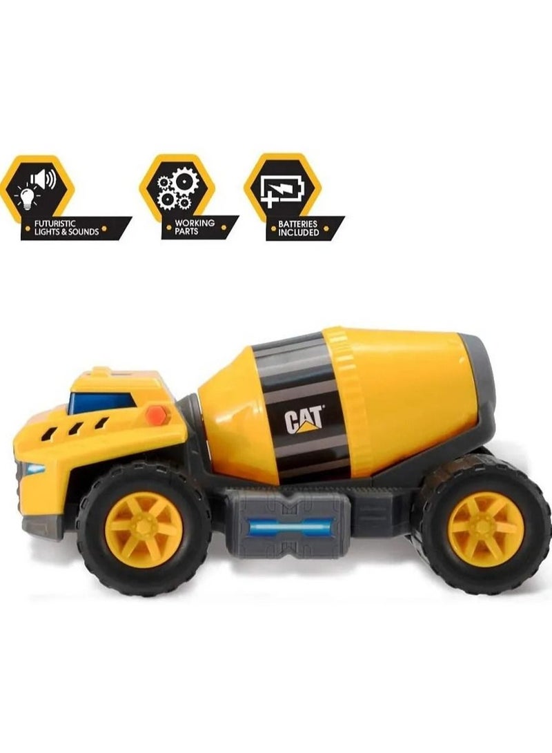 Cat Lights & Sound Future Force Battery Operated Concrete Mixer 5 Inches