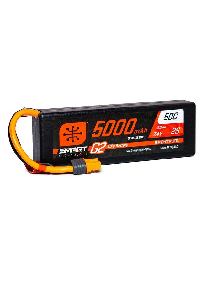 7.4V 5000Mah 2S 50C Smart Lipo G2 Hard Case: Ic3 Spmx52S50H3
