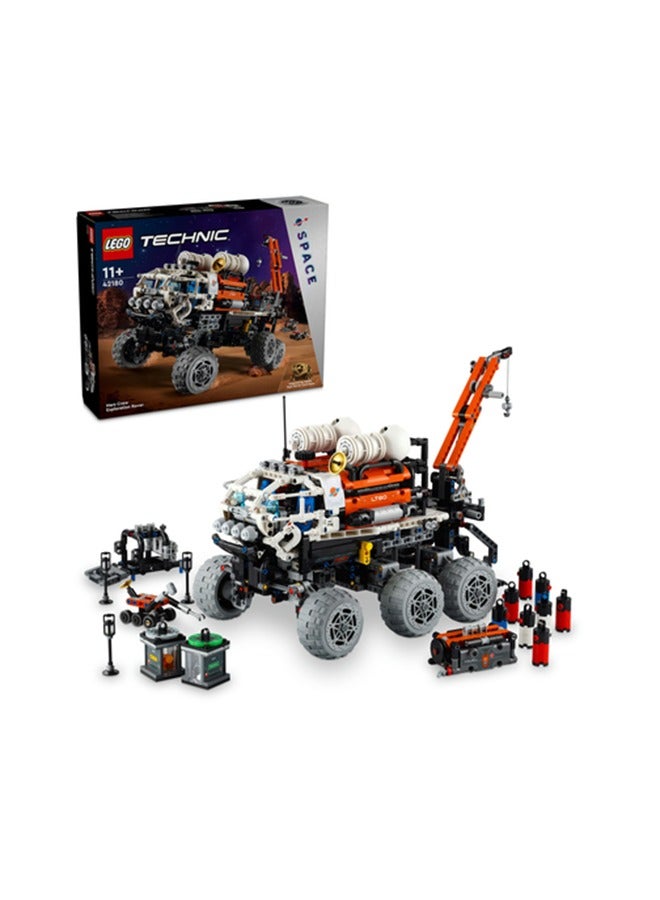 42180 Technic Mars Crew Exploration Rover Building Set, Space Playset, Explorer Gift For Kids, Toys Inspired By Nasa, Imaginative Play For Boys And Girls Aged 11 And Over (1599 Pieces)
