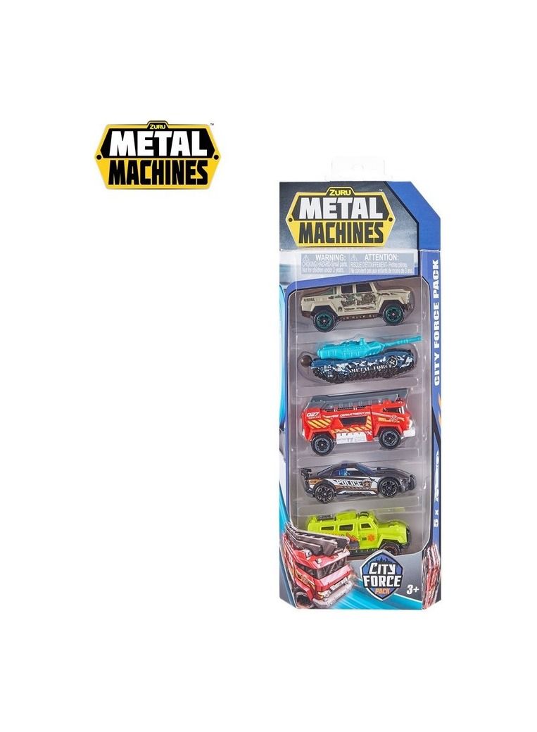 Zuru Metal Machines City Force 5pk