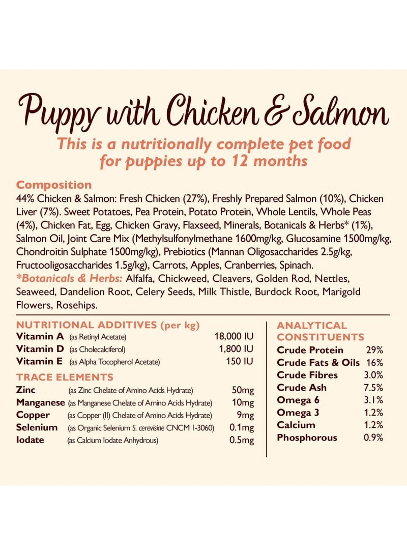 Puppy Recipe With Chicken, Salmon and Peas Dry Food 2.5kg