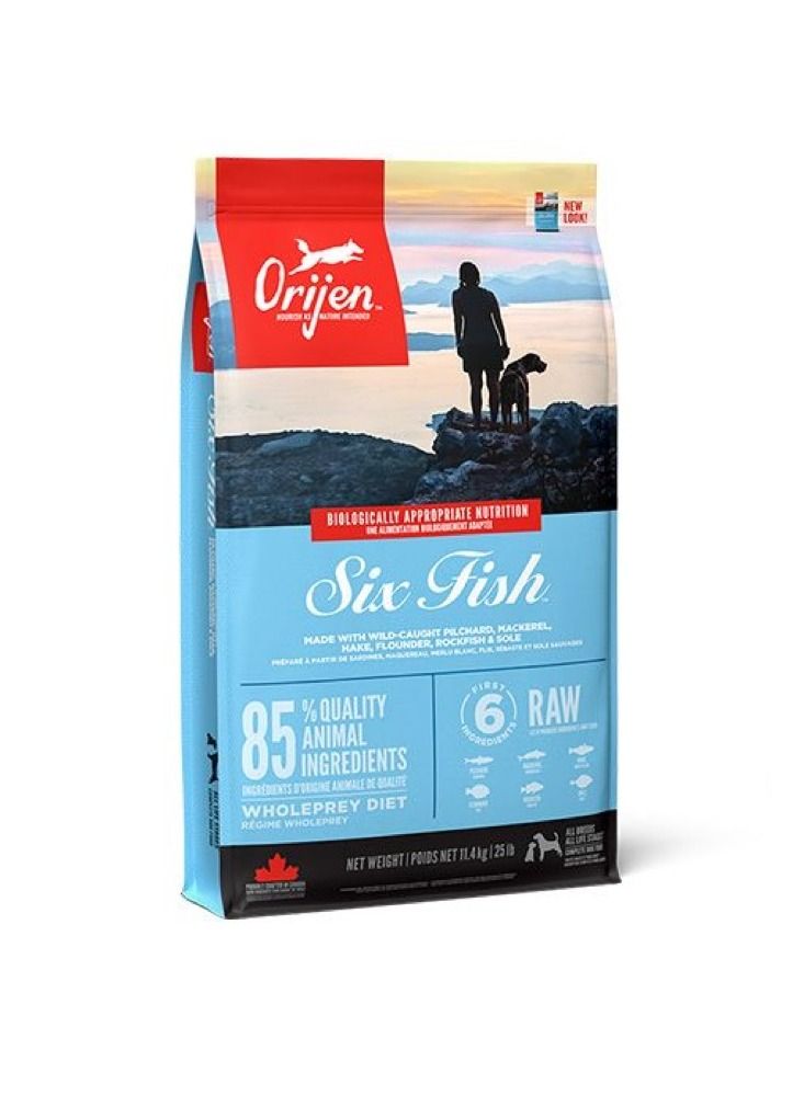 Orijen Six Fish Dog Dry Food 11.4kg