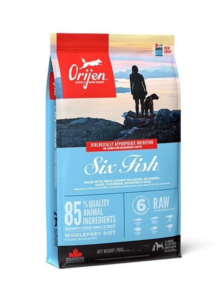 Orijen Six Fish Dog Dry Food 6kg