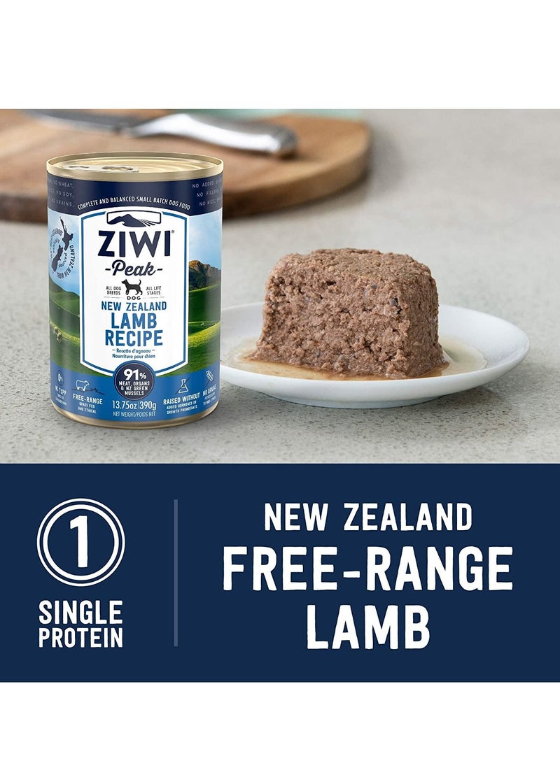 Lamb Recipe Canned Dog Wet Food 390g