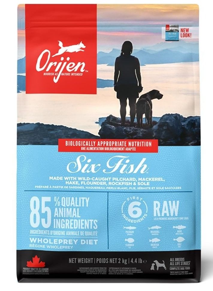 Six Fish Dog Dry Food 2 kg