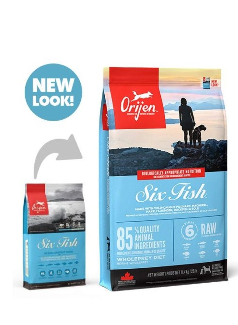 Orijen Six Fish Dog Food 11.4kg