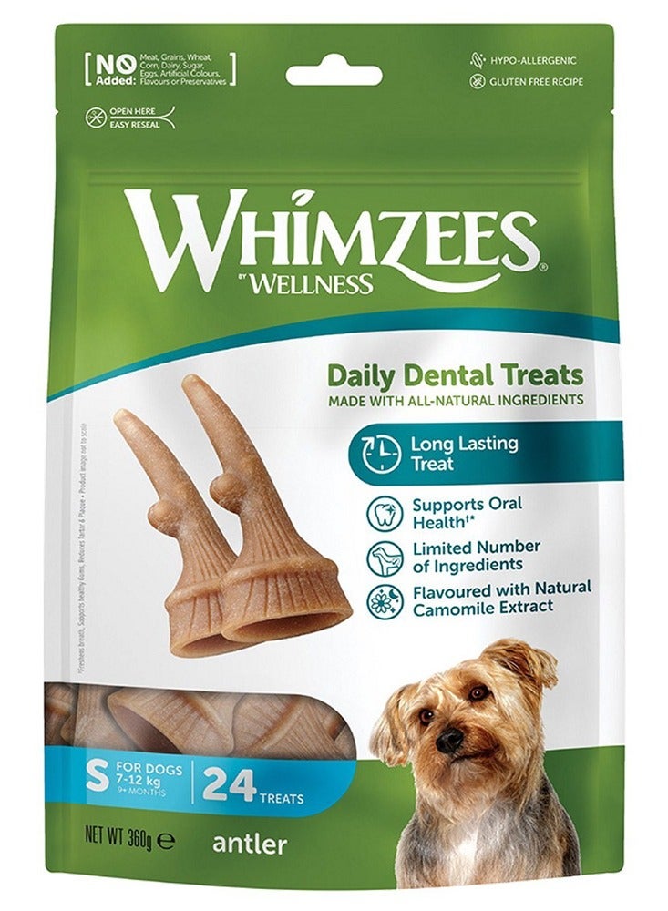 WHIMZEES Dental Chews for Dogs Small (24pc)