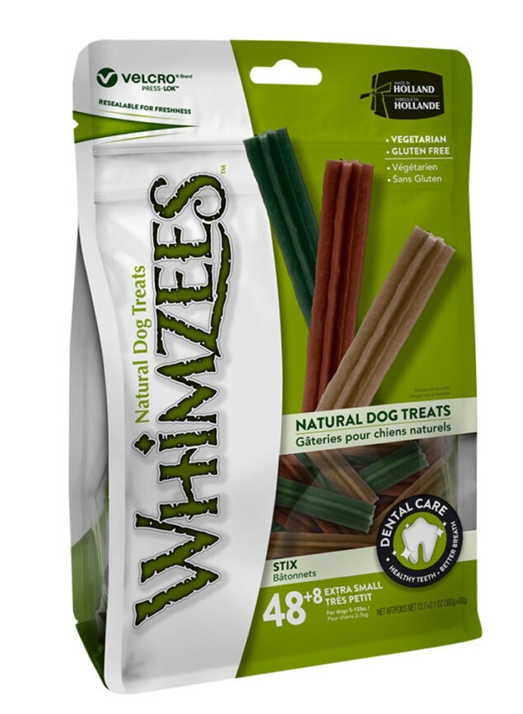 Whimzees StiCKS  EXtra Small  56 pcs