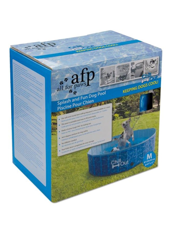 Chill Out Splash And Fun Dog Pool Blue M