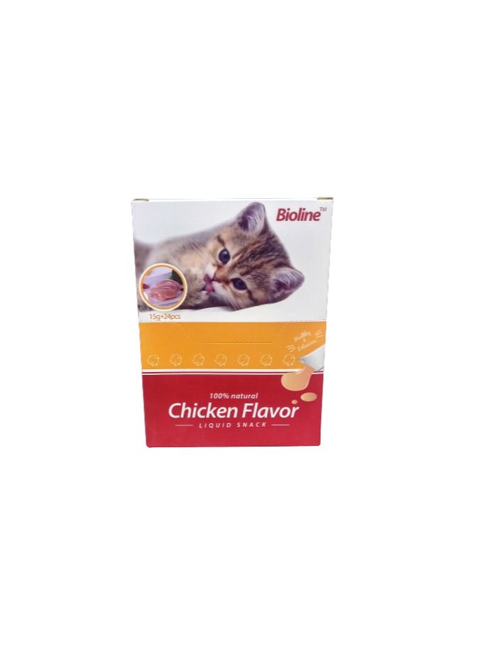 Bioline Chicken Flavor Cat Treats