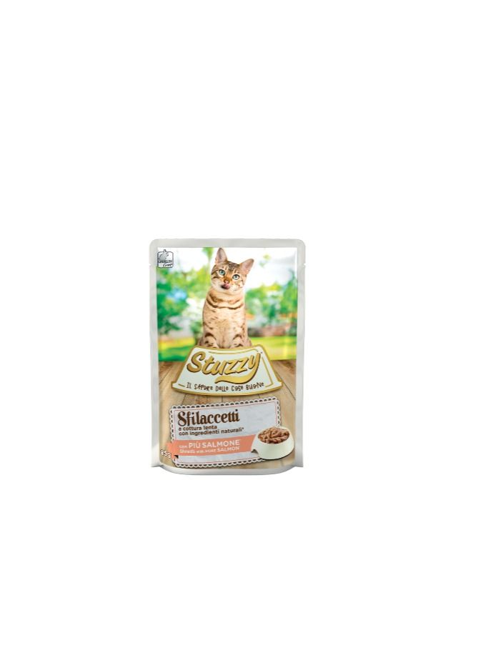 Cat Shreds With Salmon Cat Wet Food