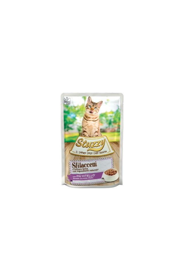Shreds With Veal Pouch Cat Wet Food