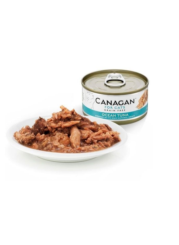 Canagan Ocean Tuna Cat Tin Wet Food 12X75g