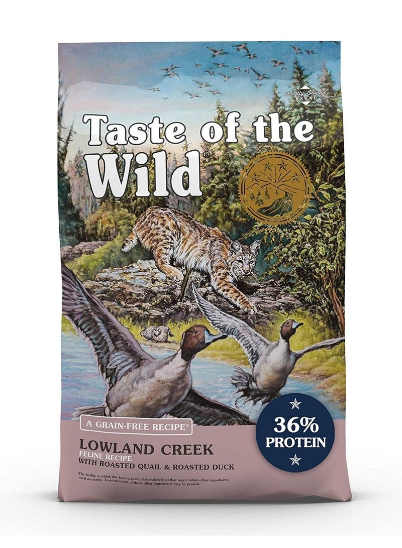 Lowland Creek Feline Recipe Dry Food For Cats 6.35kg