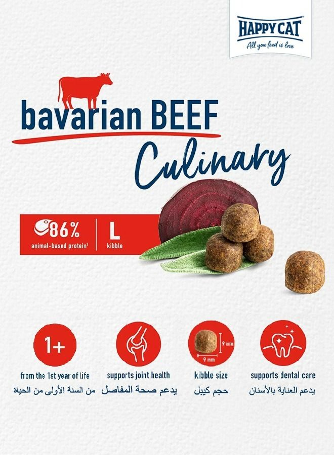 10 kg Culinary Bavarian Beef for Adult Cat and highly digestible cat food for sensitive cats