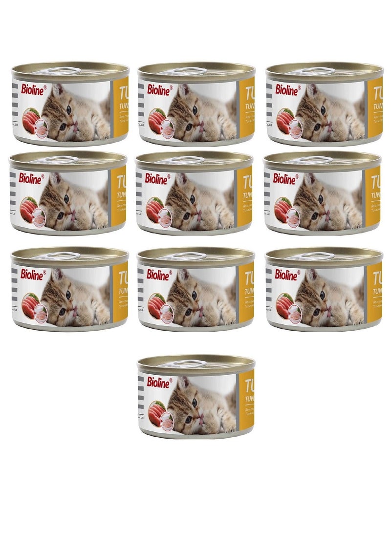 Tuna With Chicken  Cat Wet Food 10X80g