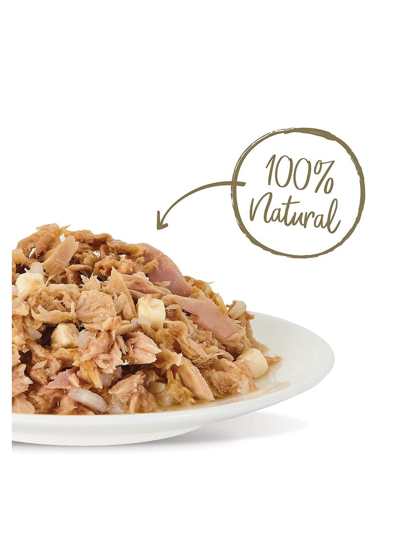 24pc Natural Tuna with Cheese Cat Wet Food 156g
