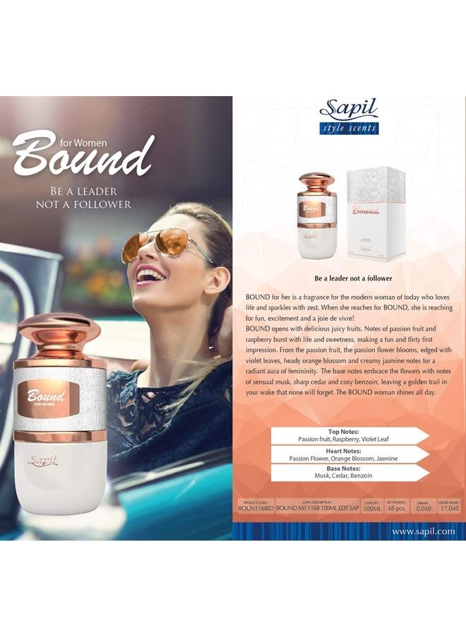 Bound Women's Fragrance 3.4 Fl oz 100ml