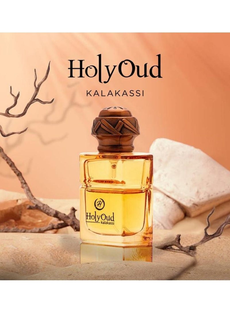 Holy Oud Kalakassi Long Lasting Eau De Parfum Amber Woody Fragrance for Men and Women 50ML