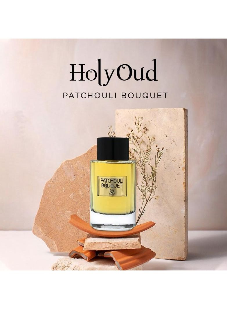 Holy Oud Patchouli Bouquet Eau De Parfum Woody Floral Musk Fragrance For Men & Women 100ML