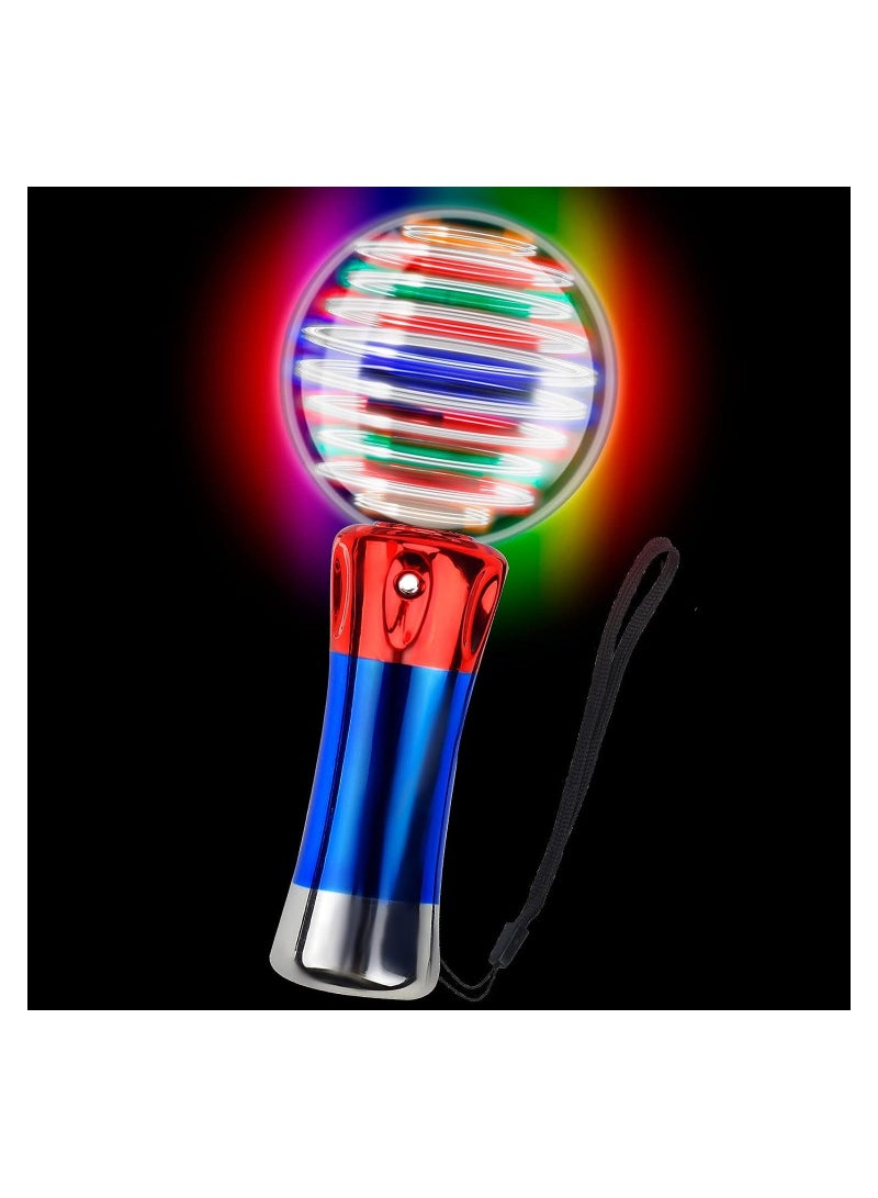 Light Up Magic Ball Toy Wand for Kids Flashing LED Wands Spinning Boys Girls Thrilling Show Glow in The Dark Party Supplies Birthday