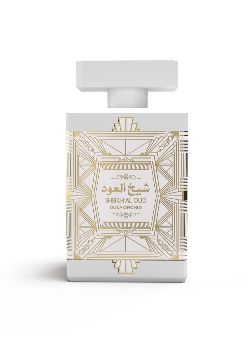 Shiekh Al Oud White Eau De Parfum 100 mL Luxury Long lasting Perfume Fragrance By Gulf Orchid Perfume