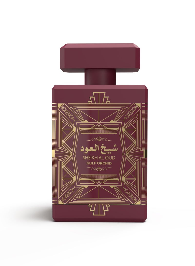 Shiekh Al Oud Red Eau De Parfum 100 mL Luxury Long lasting Perfume Fragrance By Gulf Orchid Perfume