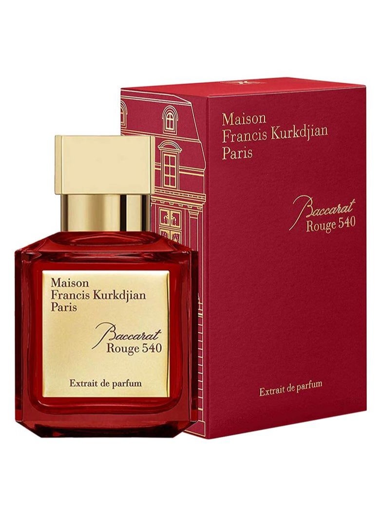 Baccarat Rouge Red 540 U Extrait De Parfum 70 Ml