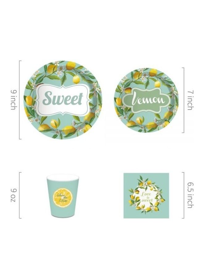 Lemon Party Tableware Set