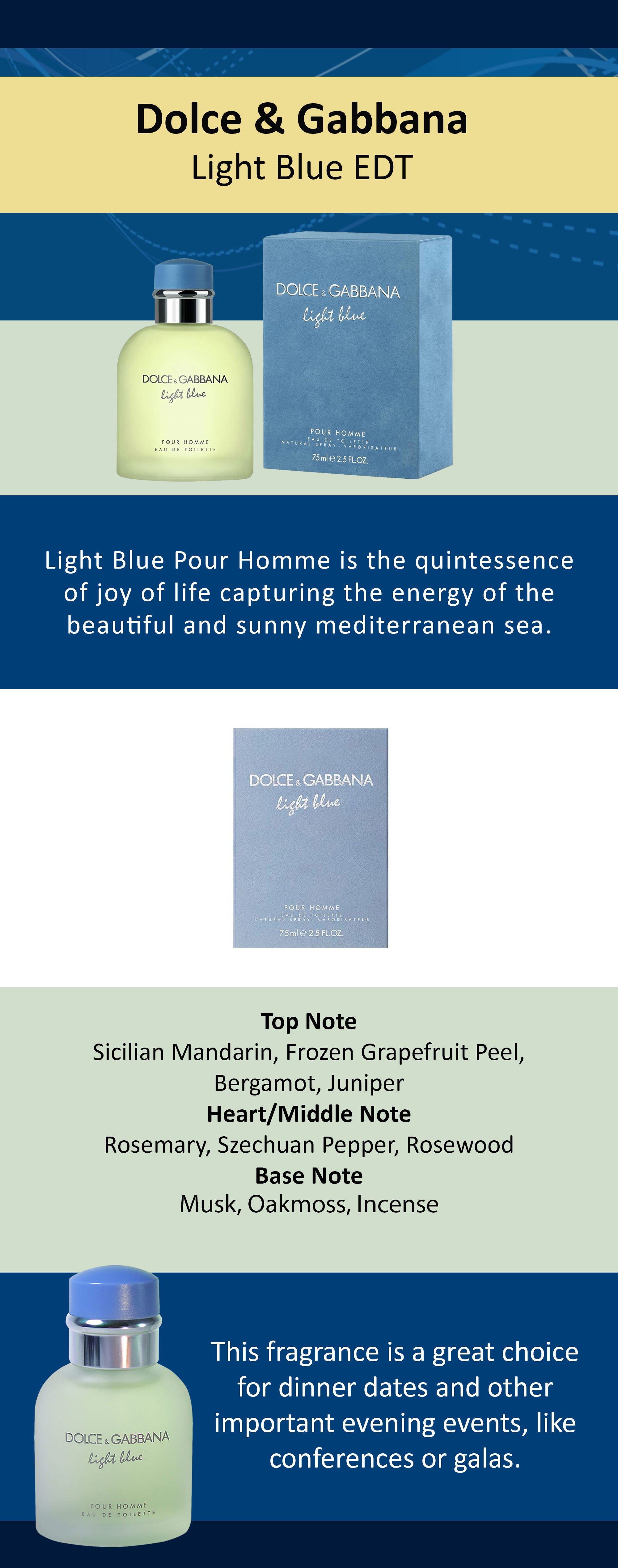Light Blue EDT 75ml