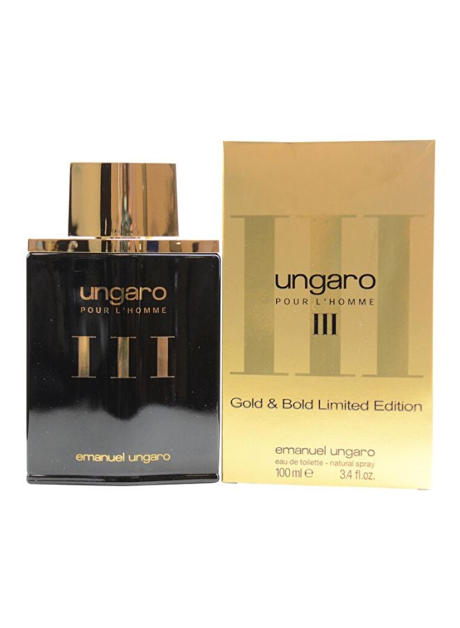 III Gold And Bold Limited Edition EDT 100ml