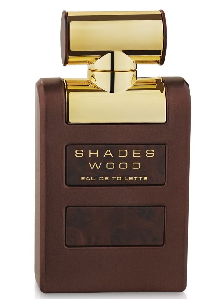 Shades Wood Eau De Toilette 100ml, Perfume for Men