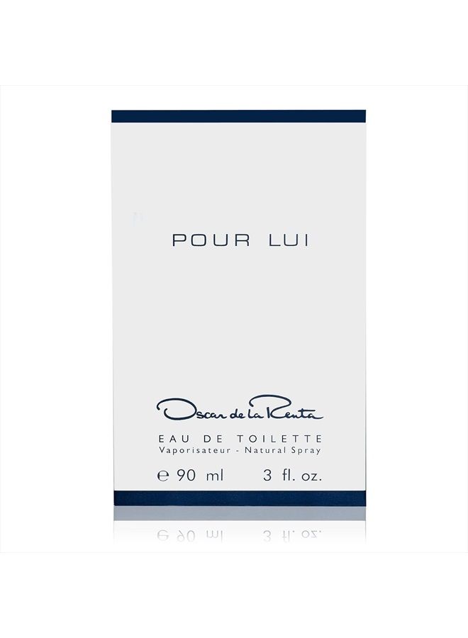Pour Lui Eau de Toilette Colonge Spray for Men, 3.0 Fl. Oz.