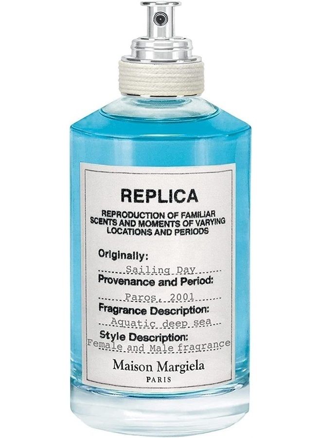 Replica Sailing Day Eau de Toilette for Unisex, 3.4 Ounce