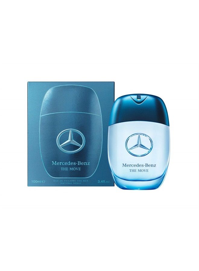 Mercedes Benz The Move Eau De Toilette Spray for Men, 3.4 Oz