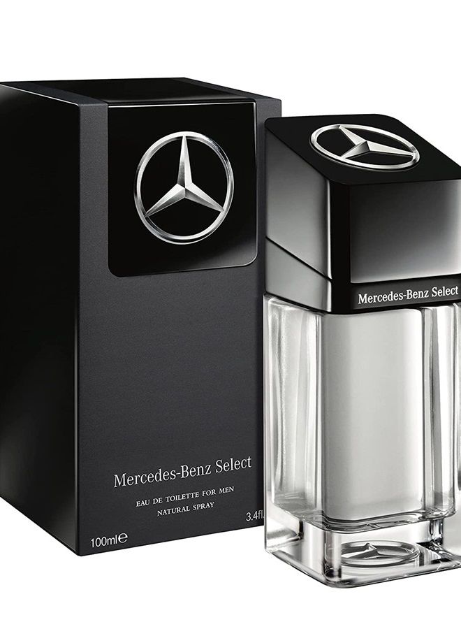 Mercedes Benz Select - Elegant Fragrance With Fresh, Sensual Floral Notes - Mesmerize The Senses With Original Luxury Men's Eau De Toilette Spray - Endless Day Through Night Scent Payoff - 3.4 OZ