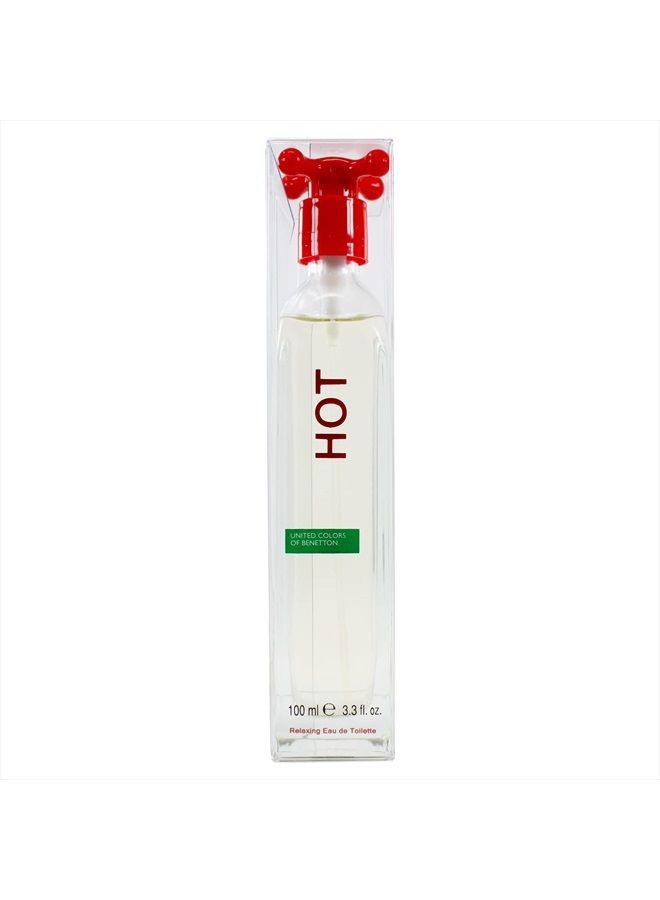 Hot Eau de Toilette Spray for Women, 3.3 oz