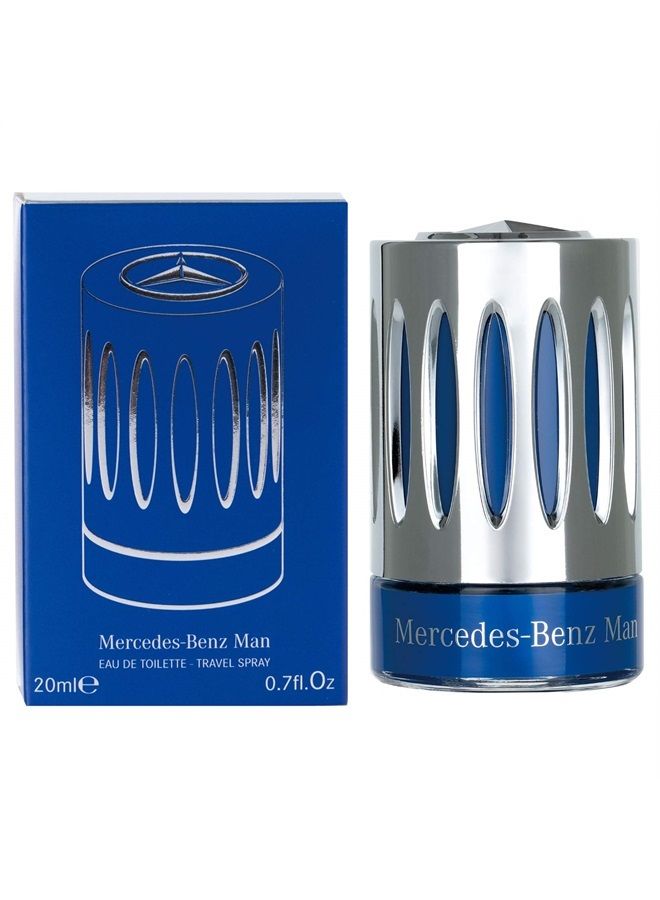 Man Travel Collection, An Intense Aromatic Heart To Embody Masculine Elegance, Long-Lasting Freshness, An Addictive And Alluring Woody, Fruity Scent, Citrus, 0.68 Oz