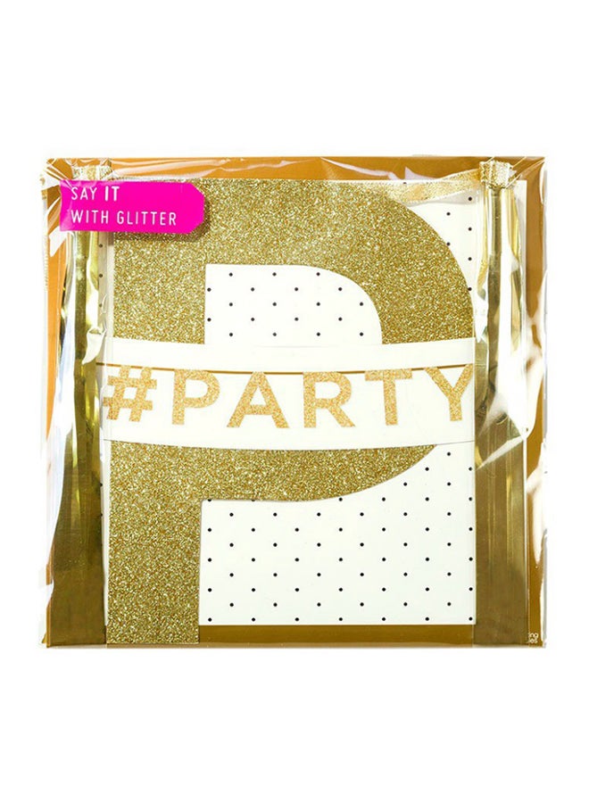 Say It With Glitter Party Banner 2meter