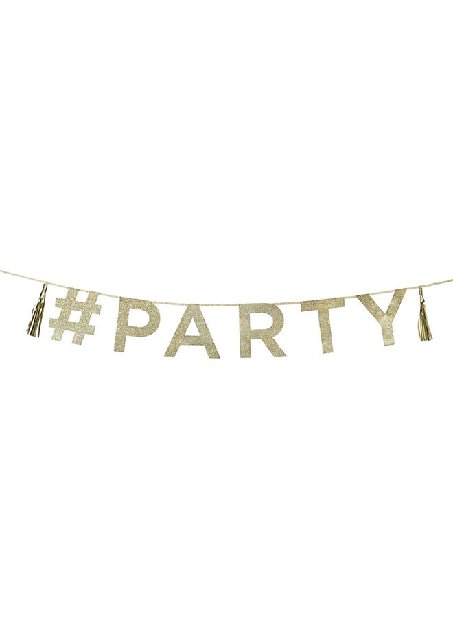 Say It With Glitter Party Banner 2meter